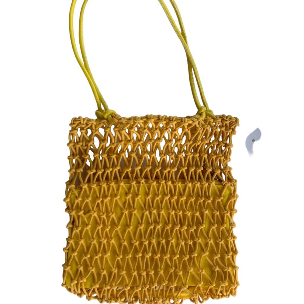 Boho Shoulder Bag /Yellow Rope/ Beachy / Island Handbag- NWT